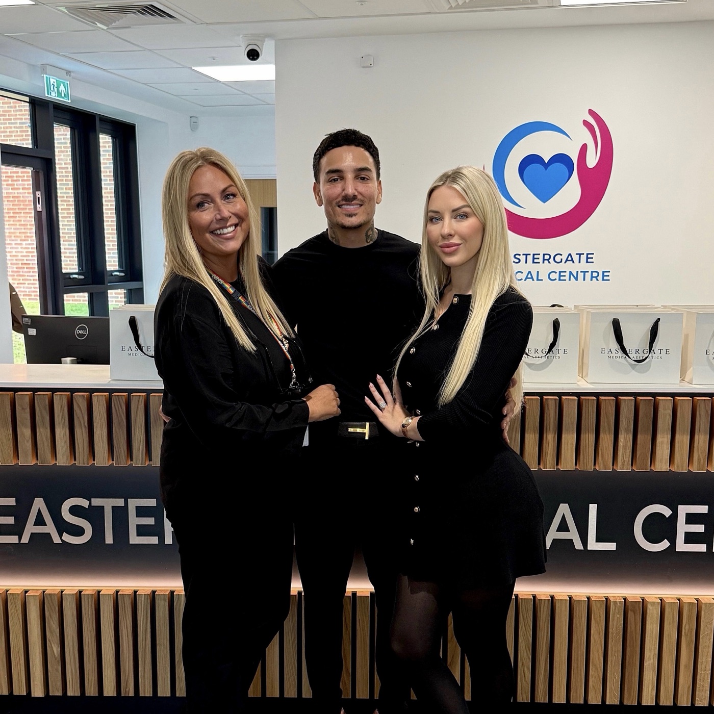 Sam, Michael and Tanisha at Eastergate Medical Centre