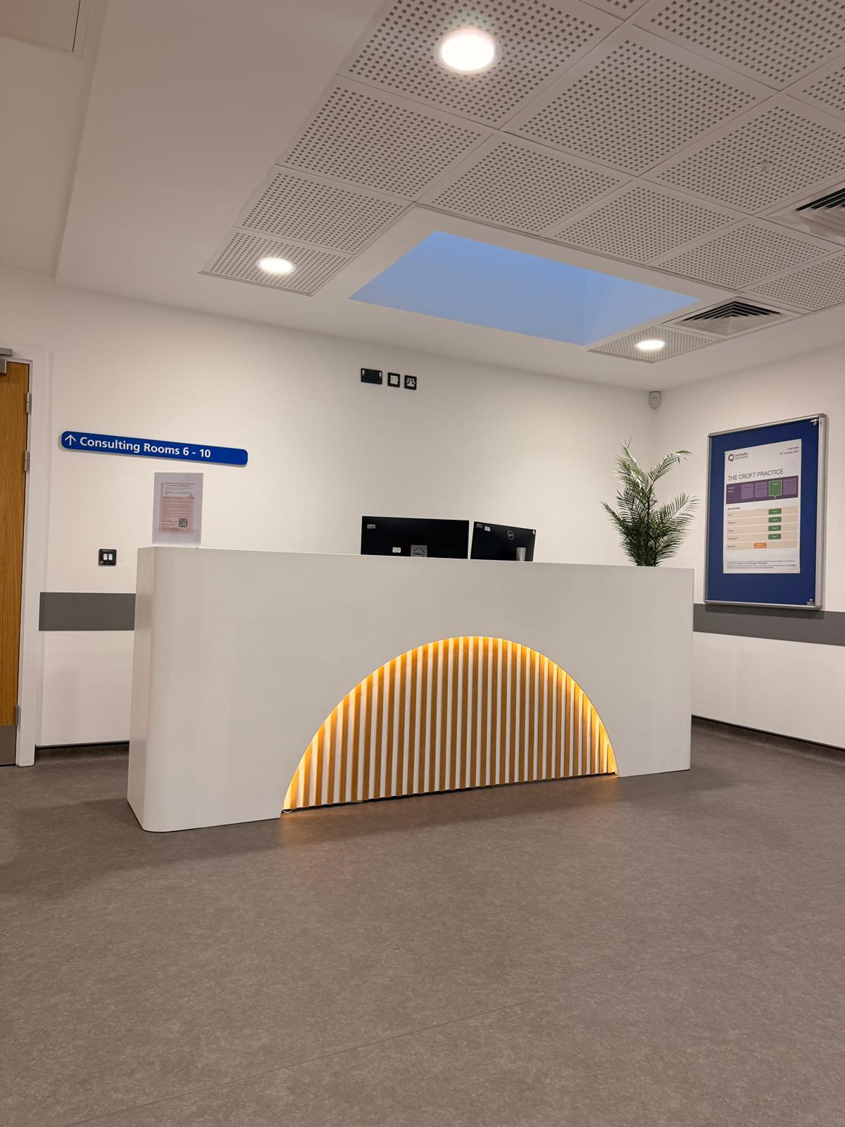 Reception at Eastergate Medical Aesthetics